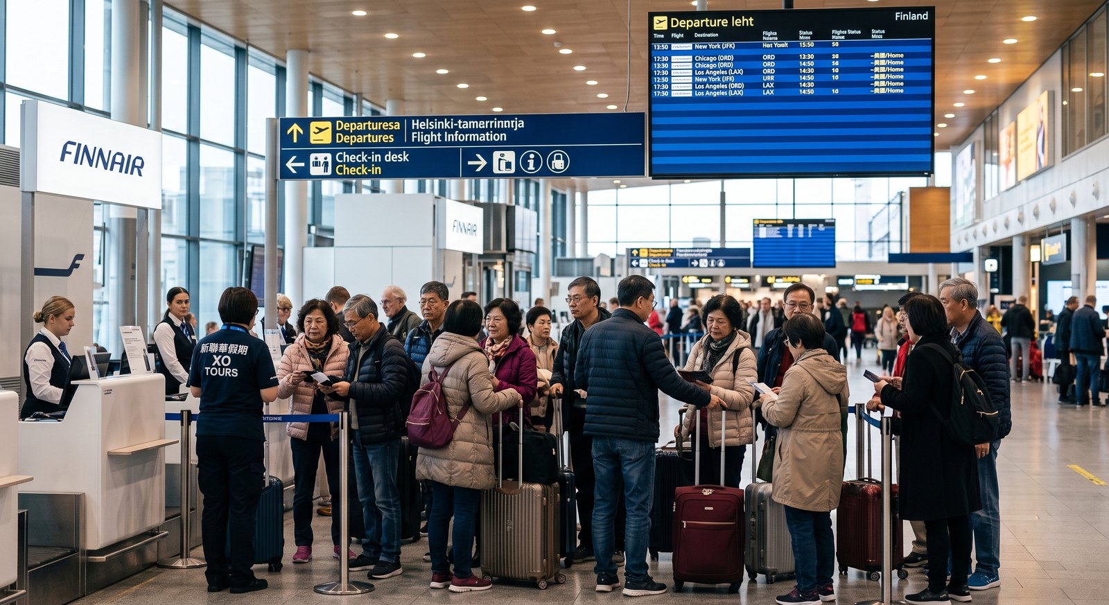 赫爾辛基Helsinki✈-美國/H